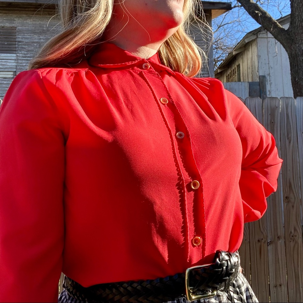VINTAGE ❤️ BLOUSE - Picture 5 of 11